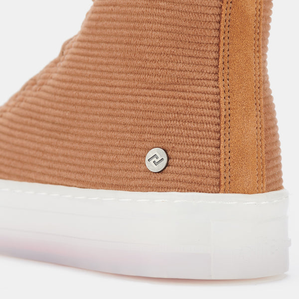 Ranger High Top Sneaker Cognac Cord