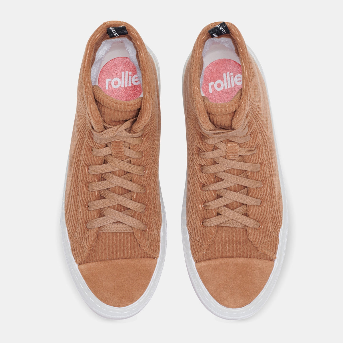 Ranger High Top Sneaker Cognac Cord