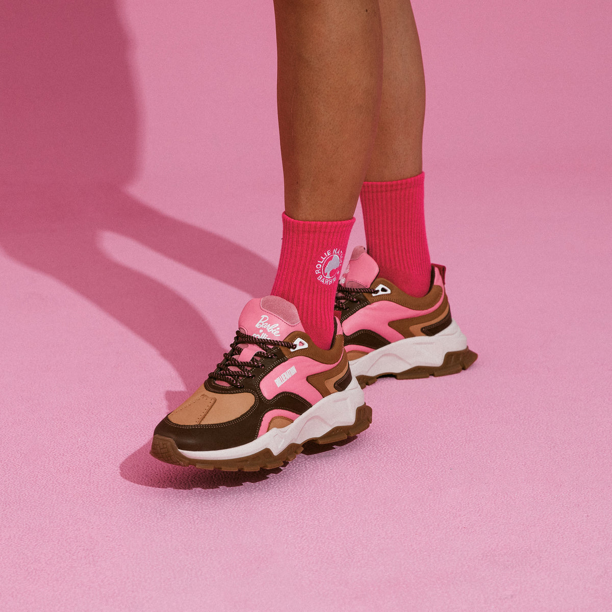 Rollie x Barbie Pink Socks
