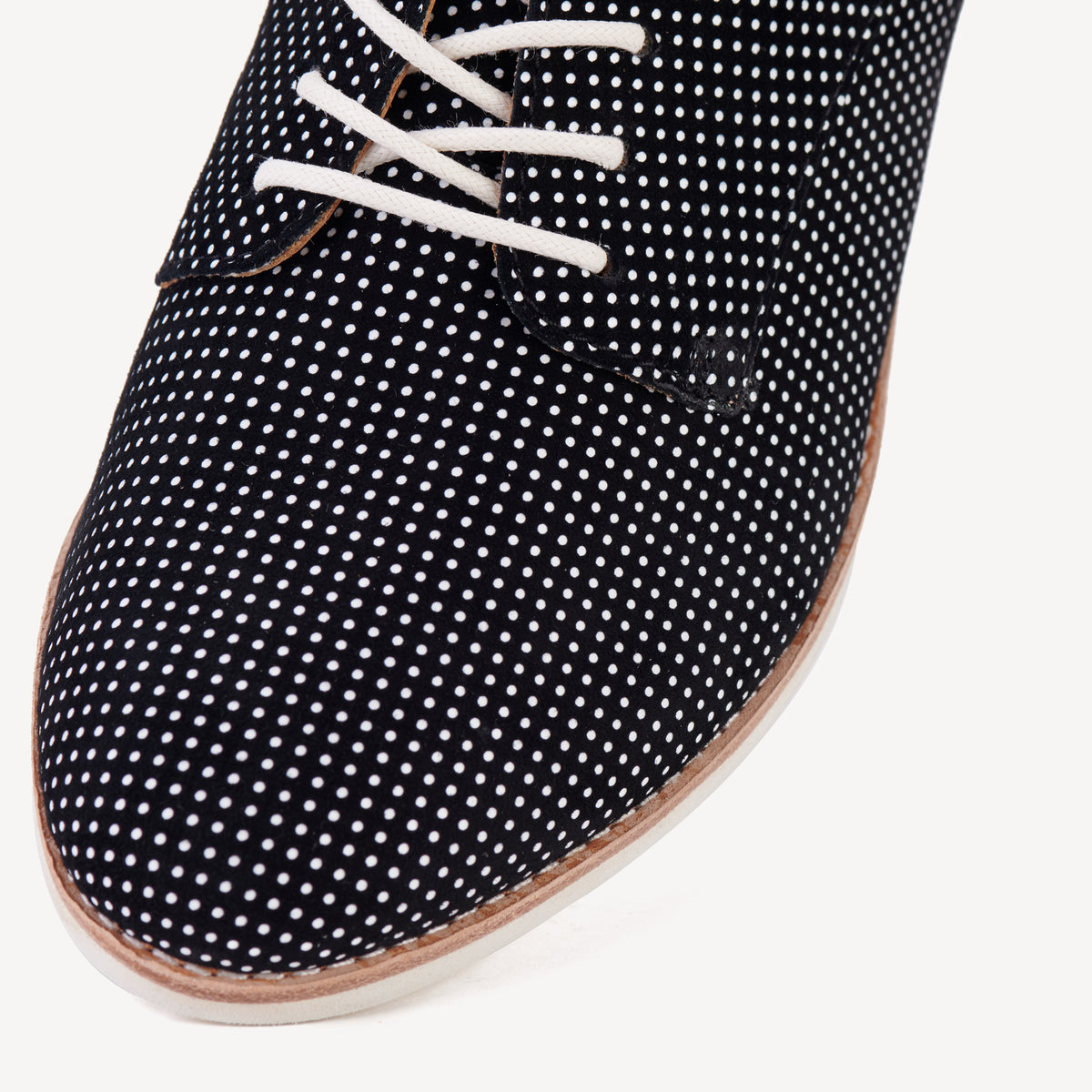 Rollie Derby Black Dream — black leather lace-up shoe