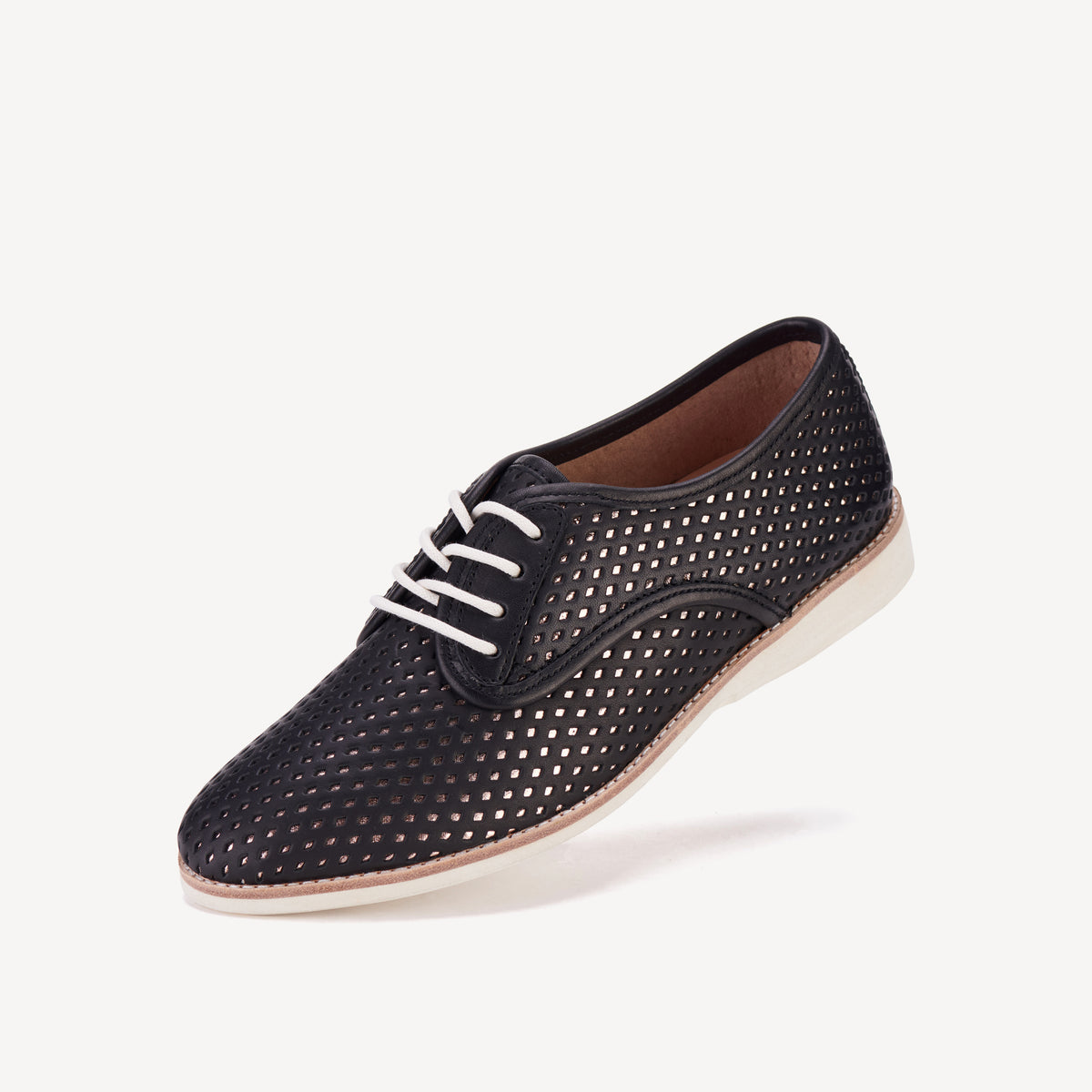 Derby Punch Overlay Black/Rose Gold