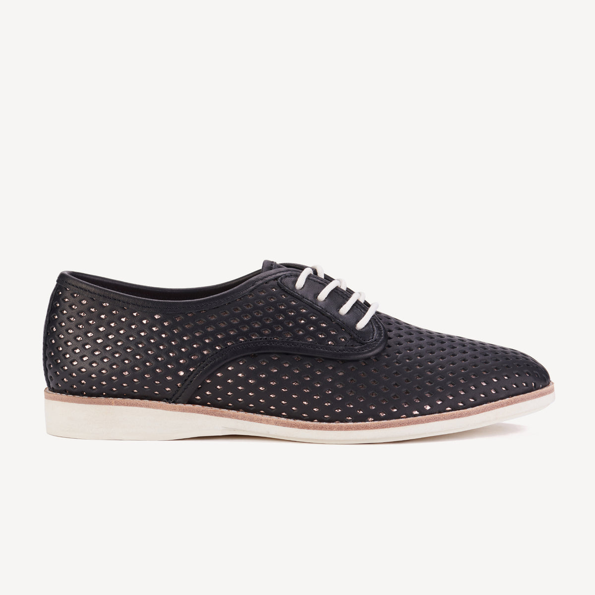 Derby Punch Overlay Black/Rose Gold