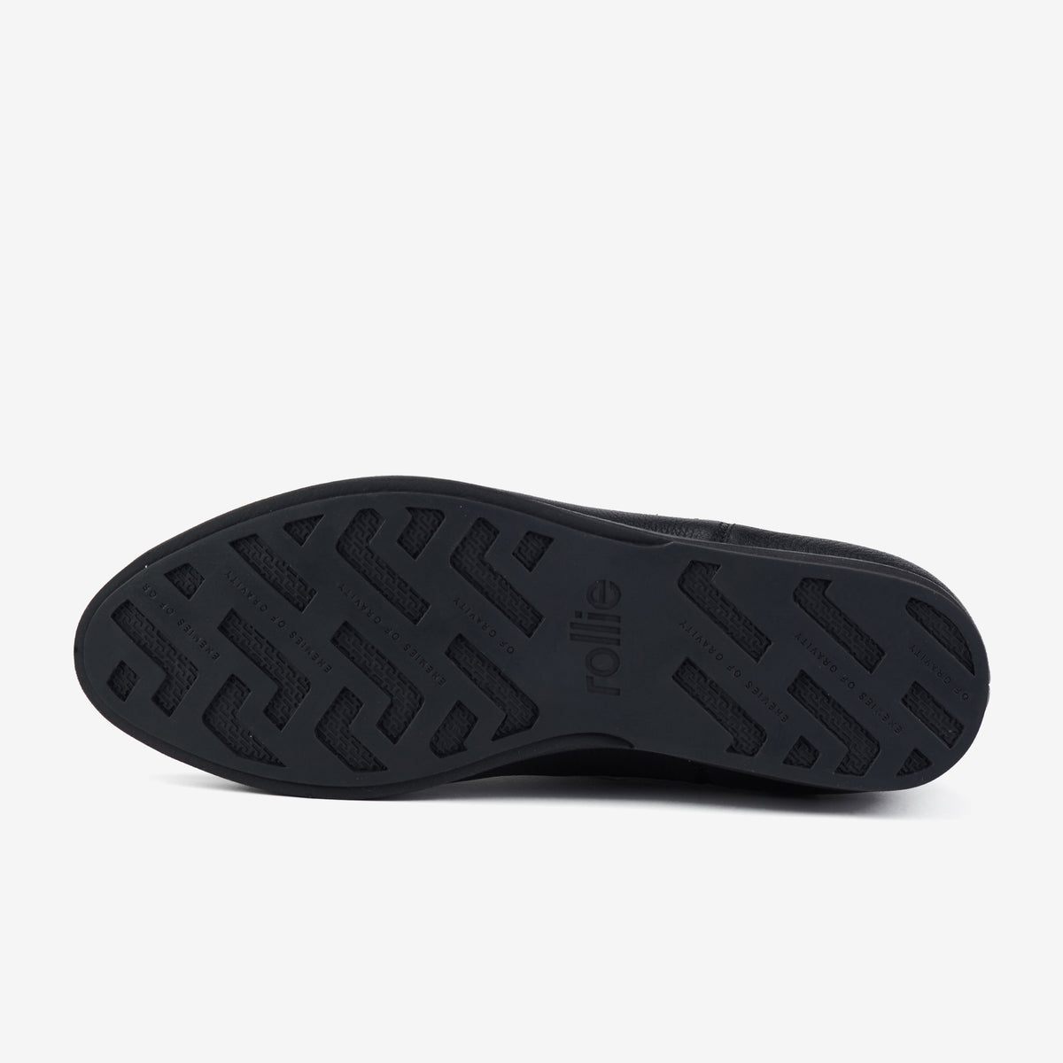 Rollie Chelsea All Black Tumble — all-black tumbled-leather Chelsea boot, worn and styled on-foot
