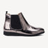 Chelsea Pewter Crinkle Patent/Black