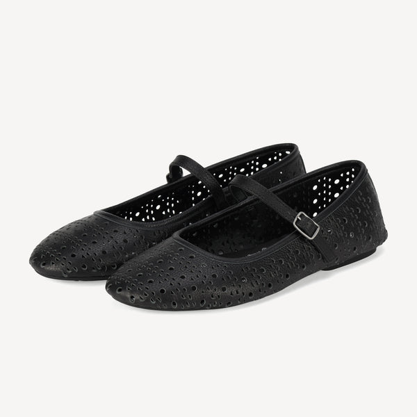 Ballet Mary Jane Laser Black