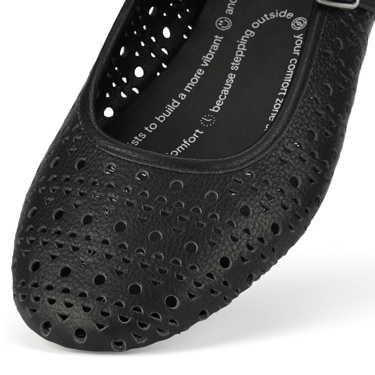 Ballet Mary Jane Laser Black