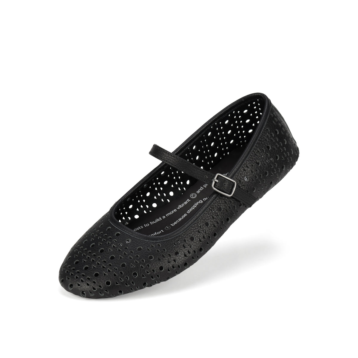 Ballet Mary Jane Laser Black