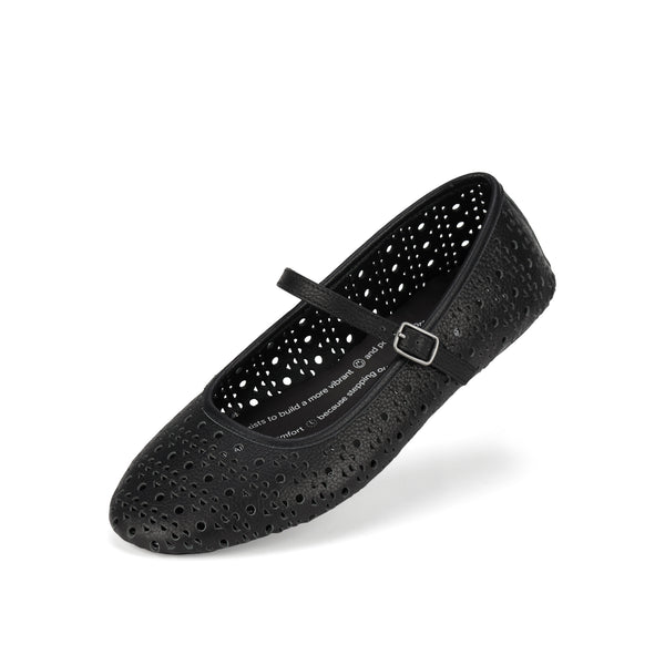 Ballet Mary Jane Laser Black