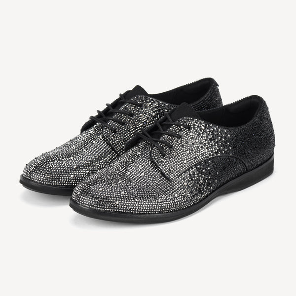 Derby Rhinestone Ombre Black/Silver