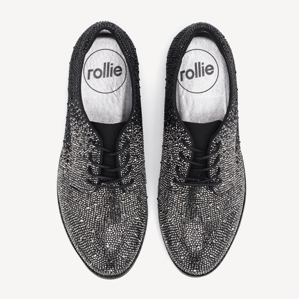 Derby Rhinestone Ombre Black/Silver