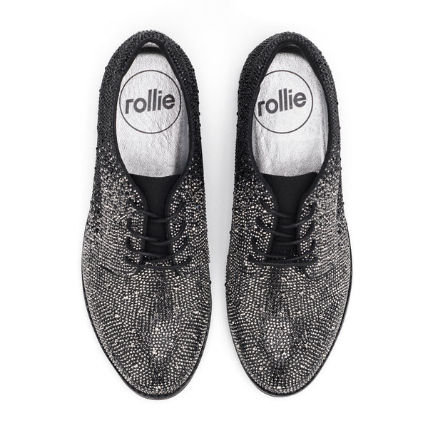 Derby Rhinestone Ombre Black/Silver