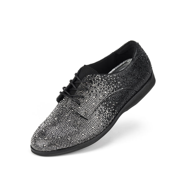 Derby Rhinestone Ombre Black/Silver