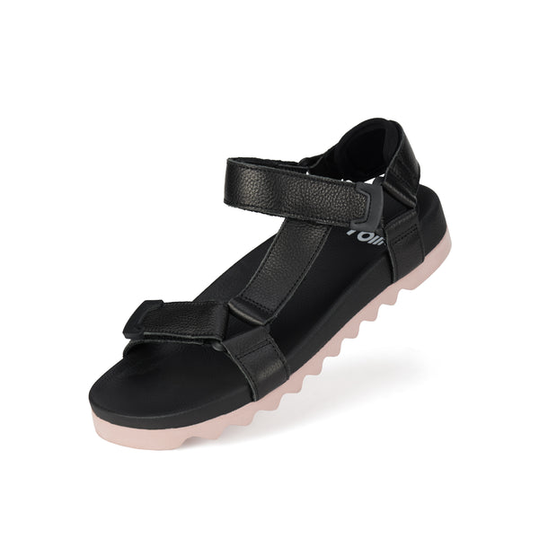 Sandal Tooth Wedge Black/Pink
