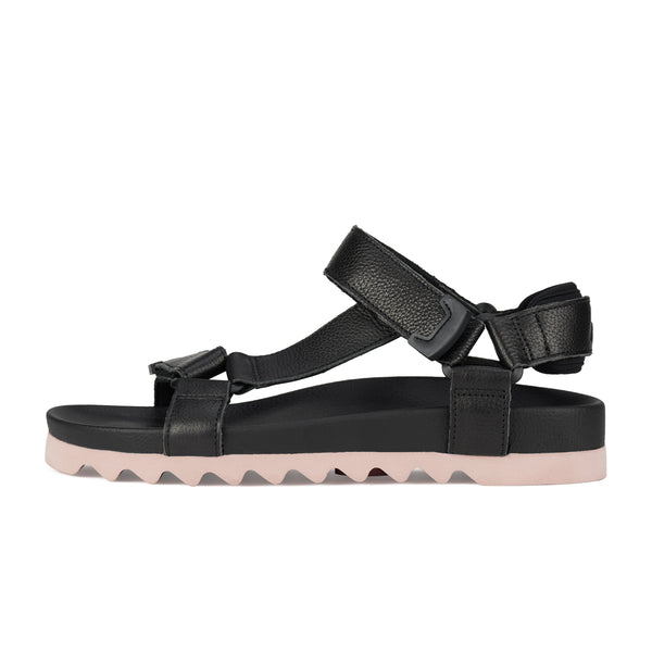 Sandal Tooth Wedge Black/Pink