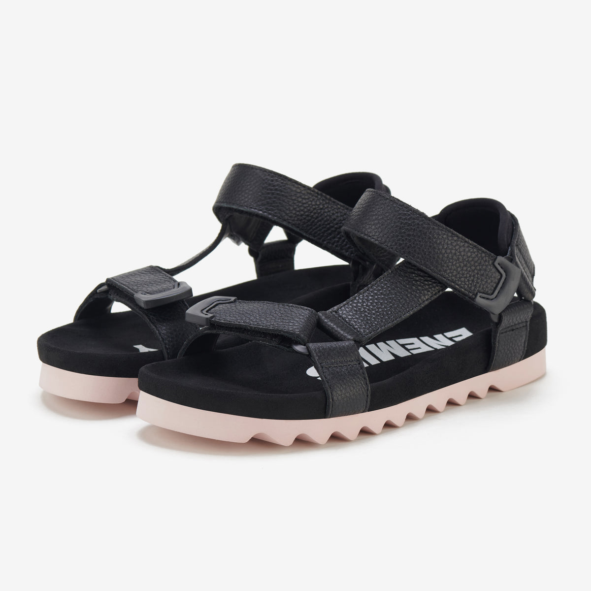 Sandal Tooth Wedge Black/Pink