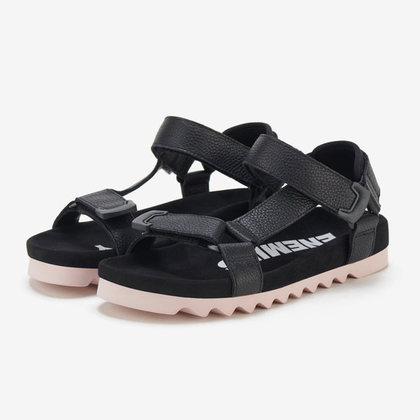 Sandal Tooth Wedge Black/Pink