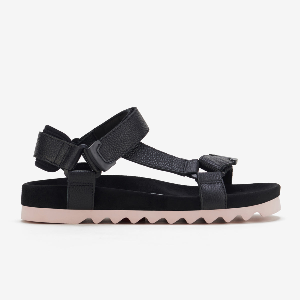 Sandal Tooth Wedge Black/Pink