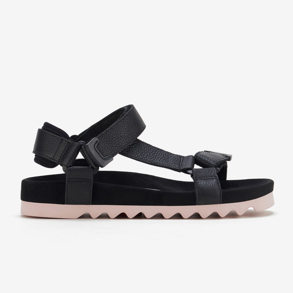 Sandal Tooth Wedge Black/Pink
