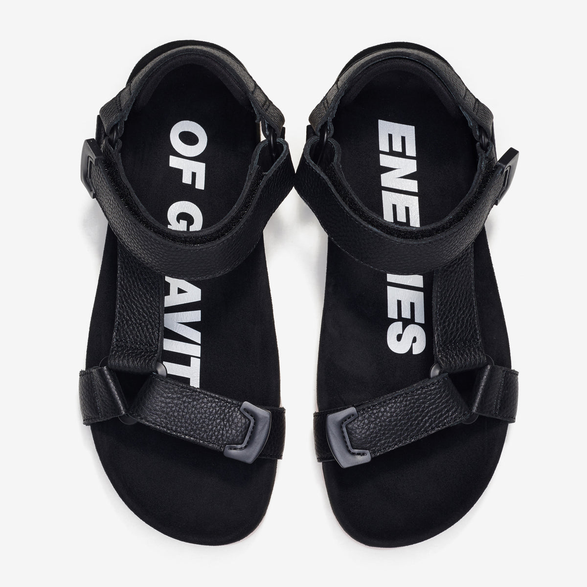 Sandal Tooth Wedge Black/Pink