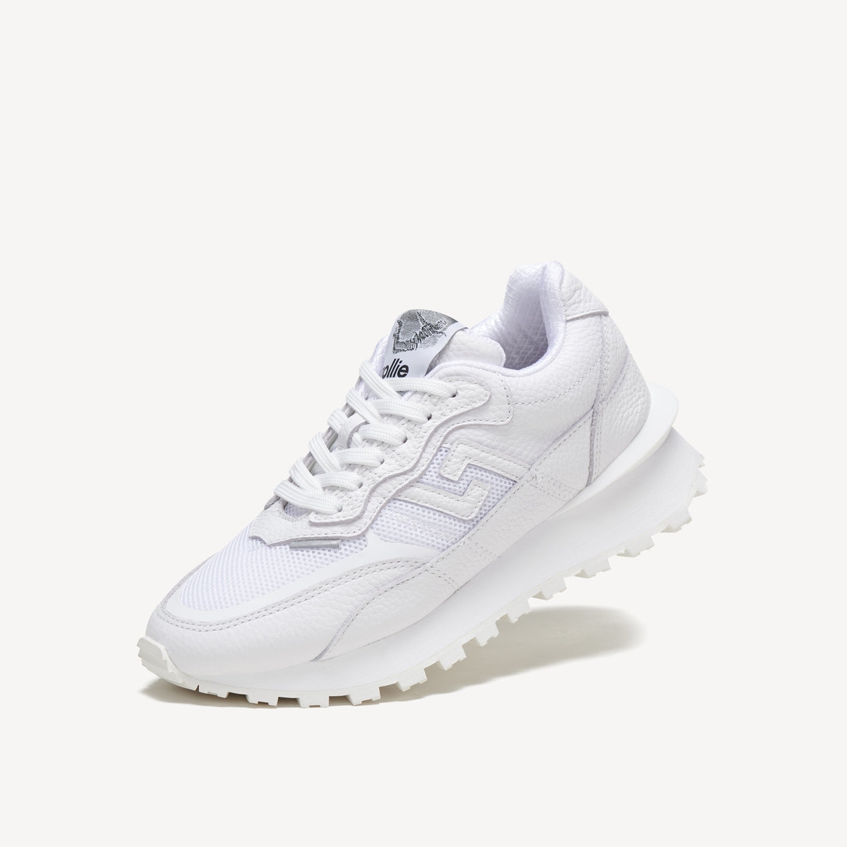 Rollie Kentu All White — women's sneaker, worn and styled on-foot