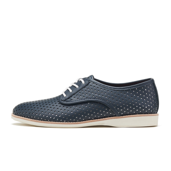 Derby Punch Overlay Dark Navy/Silver