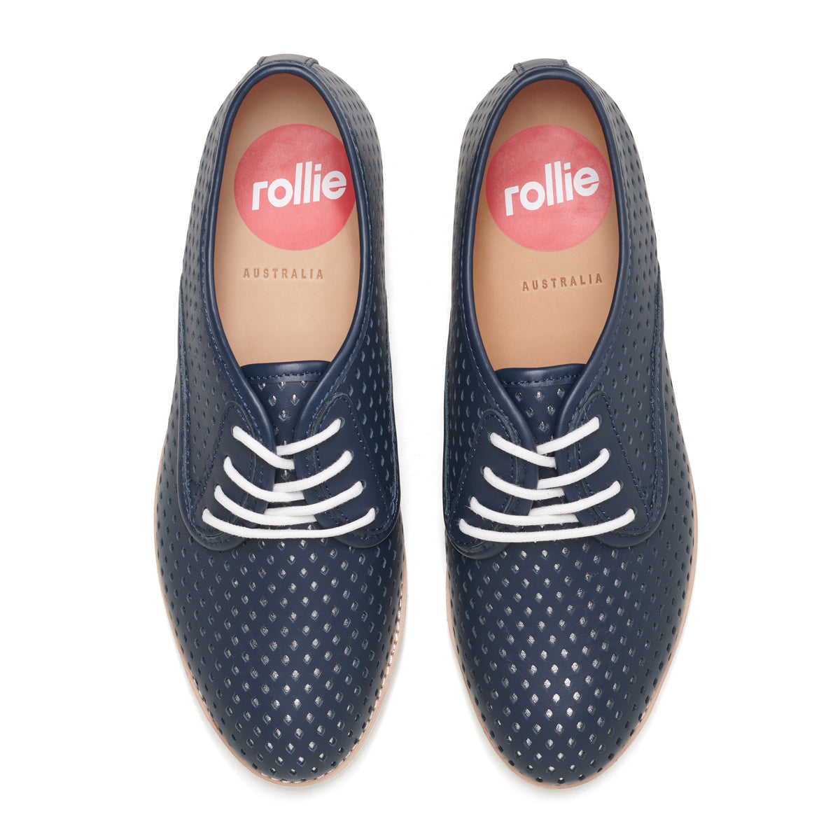 Derby Punch Overlay Dark Navy/Silver