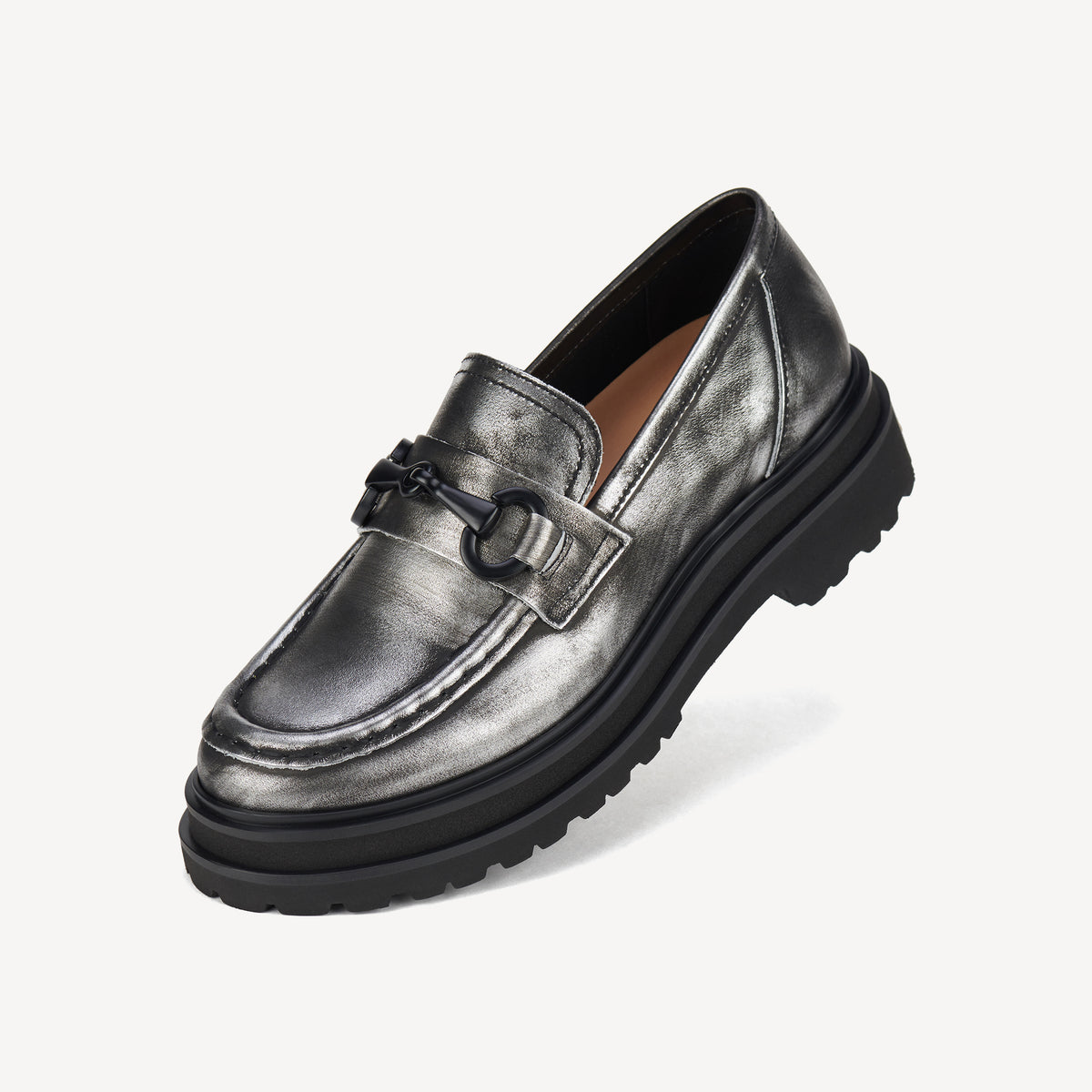 Loafer Step Classic Brushed Silver