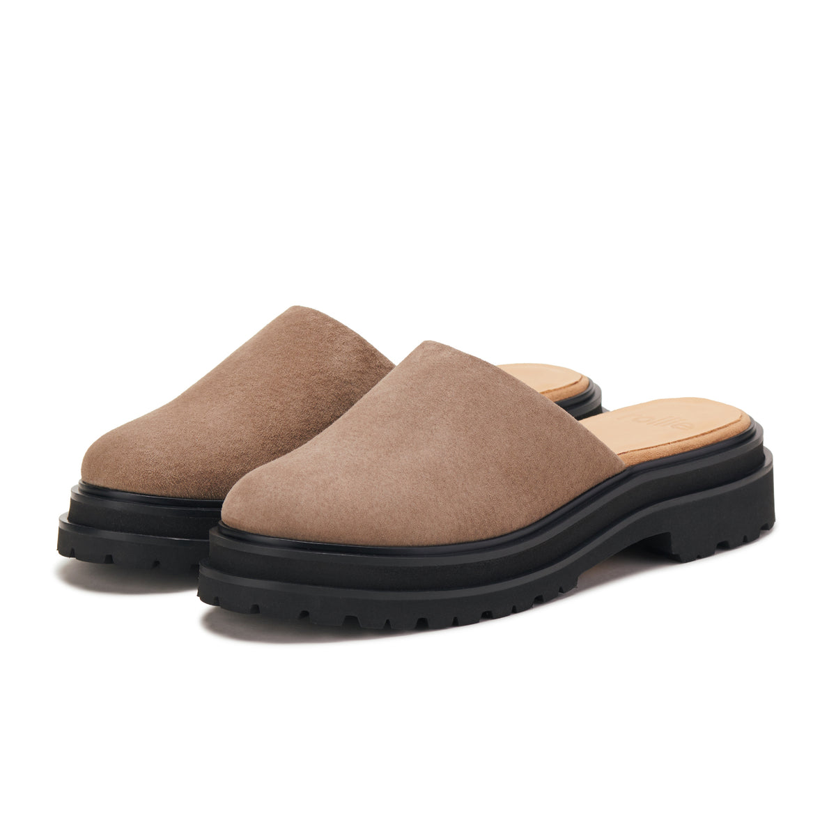 Mule Step Taupe/Blk