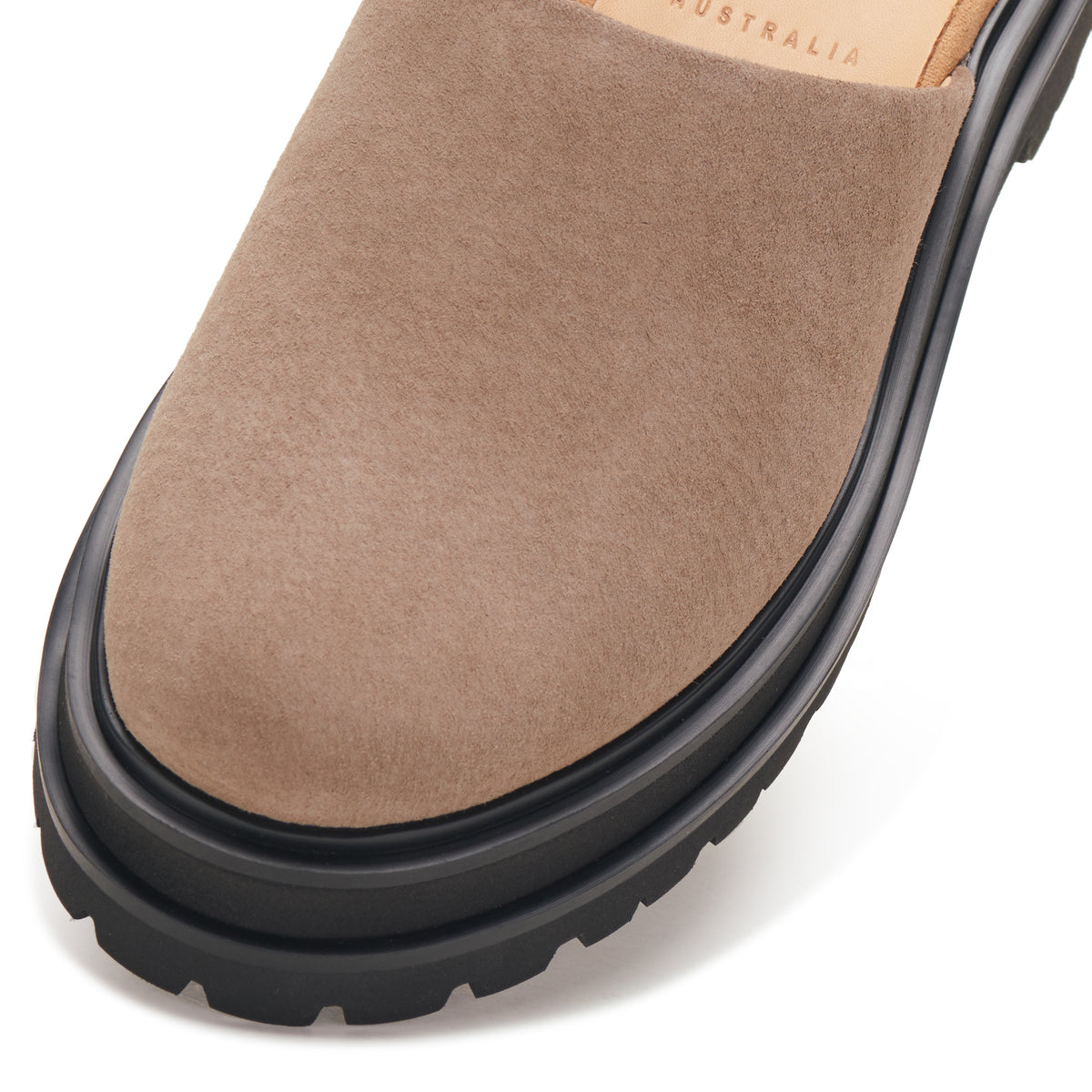 Mule Step Taupe/Blk