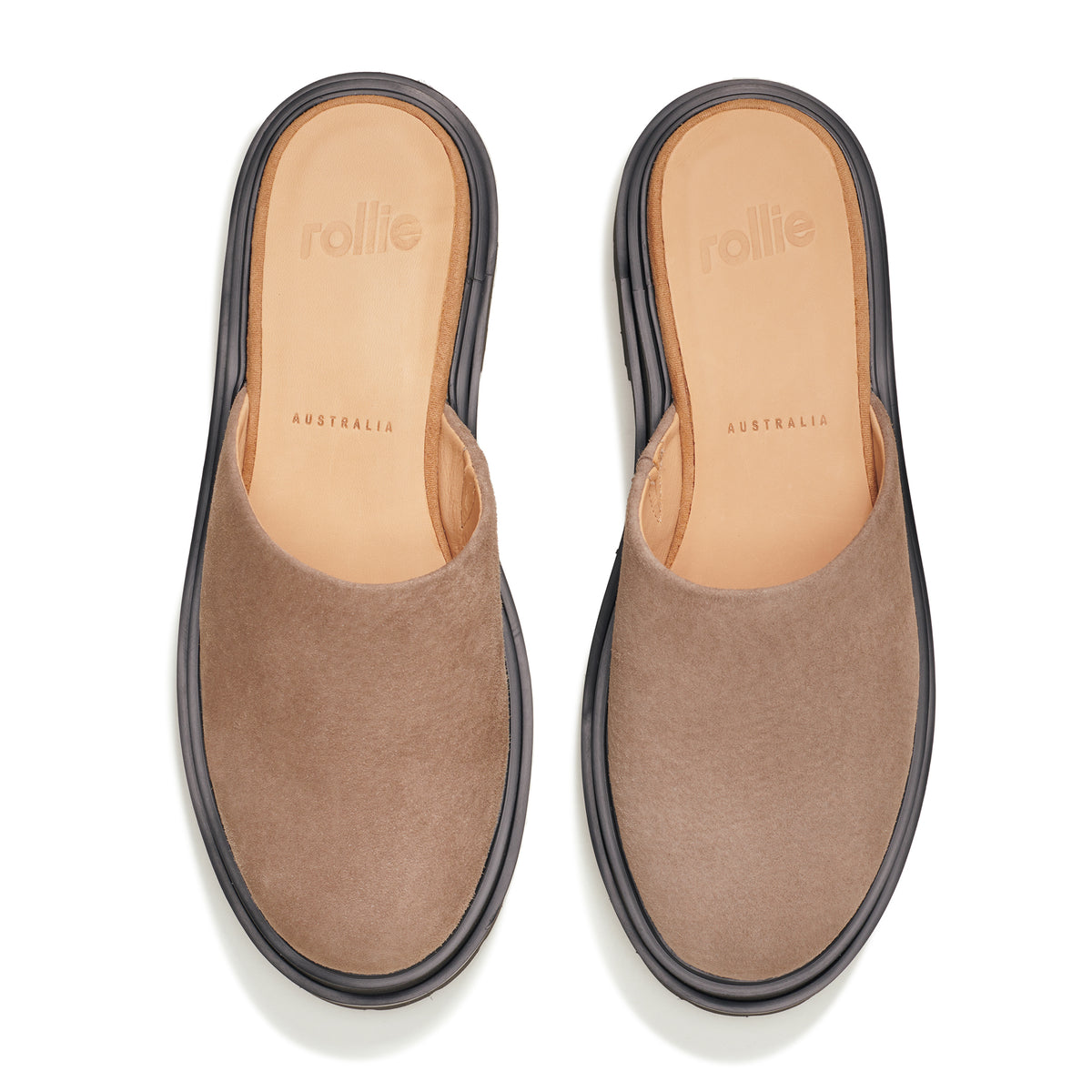 Mule Step Taupe/Blk