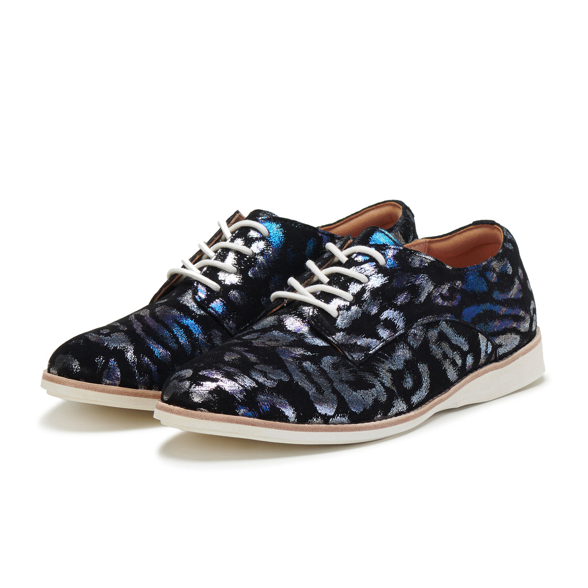 Derby Steel Metallic Leopard