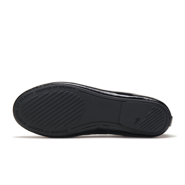 Ballet Black Crinkle Patent
