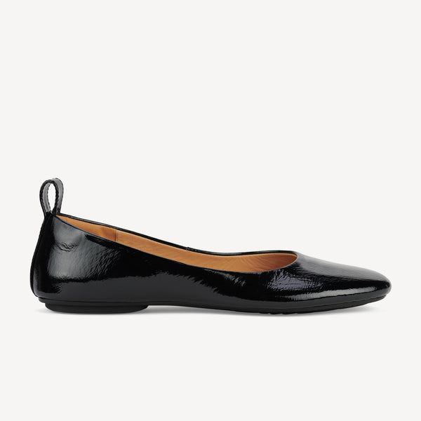Ballet Black Crinkle Patent