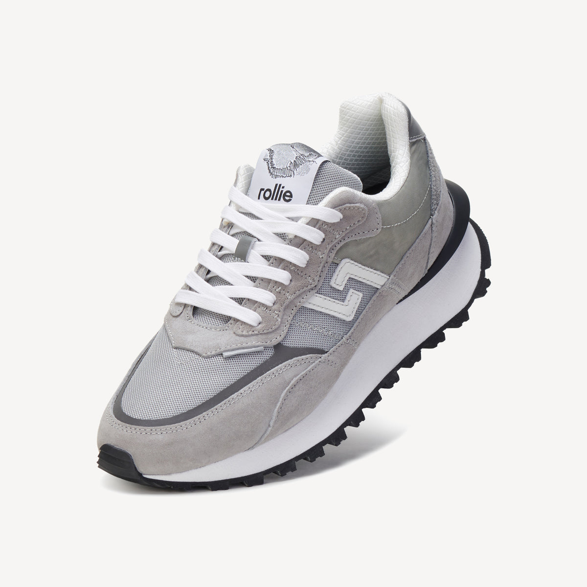 Rollie Kentu Mens Concrete Mix — men's sneaker, worn and styled on-foot