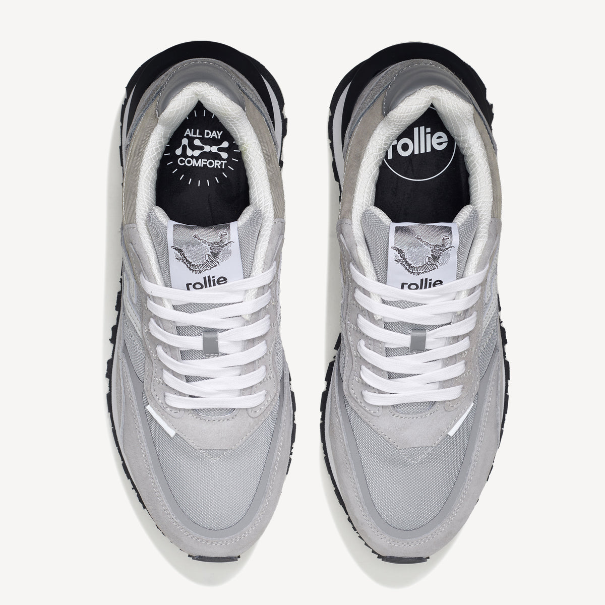 Rollie Kentu Mens Concrete Mix — men's sneaker, top-down view