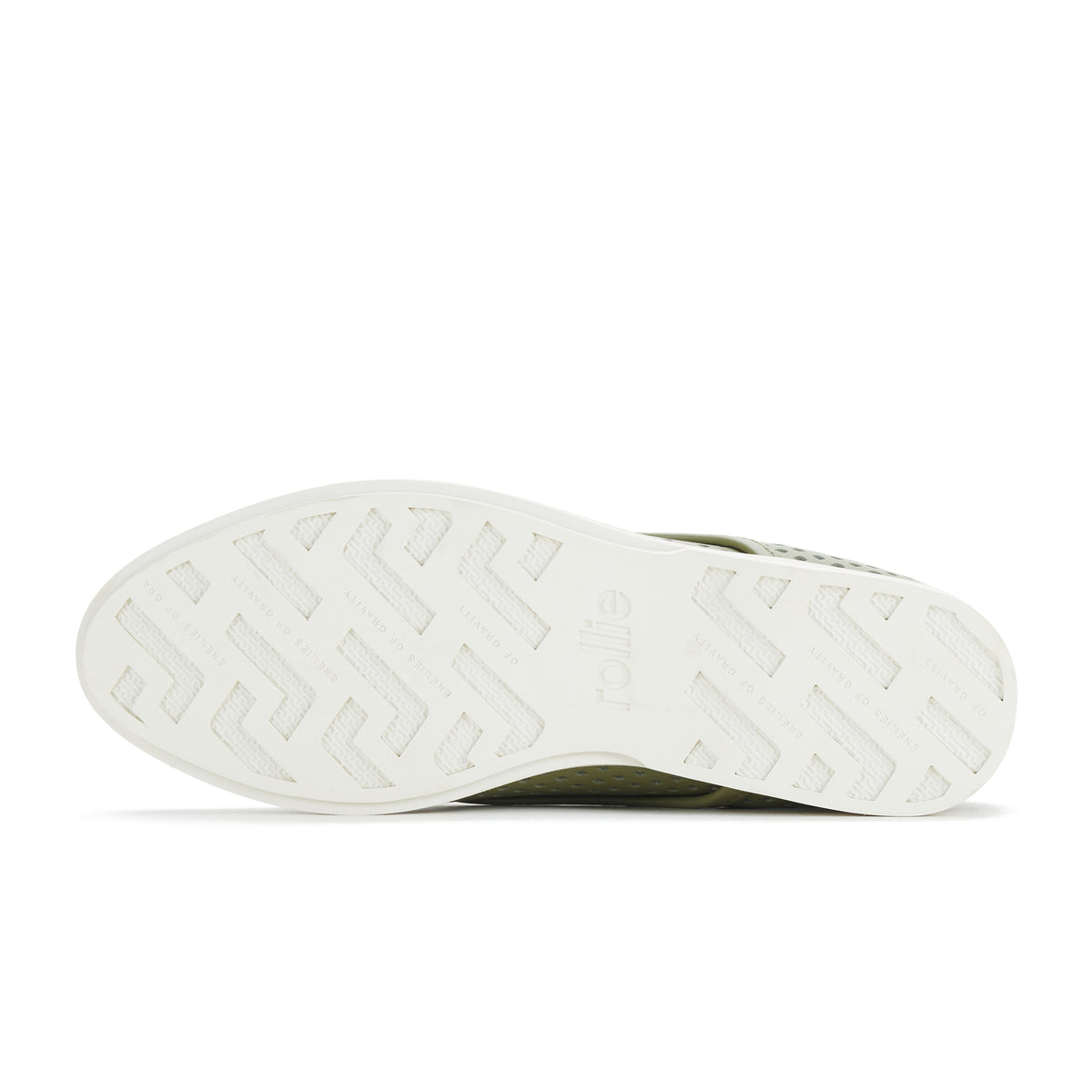 Derby Punch Overlay Olive/Silver