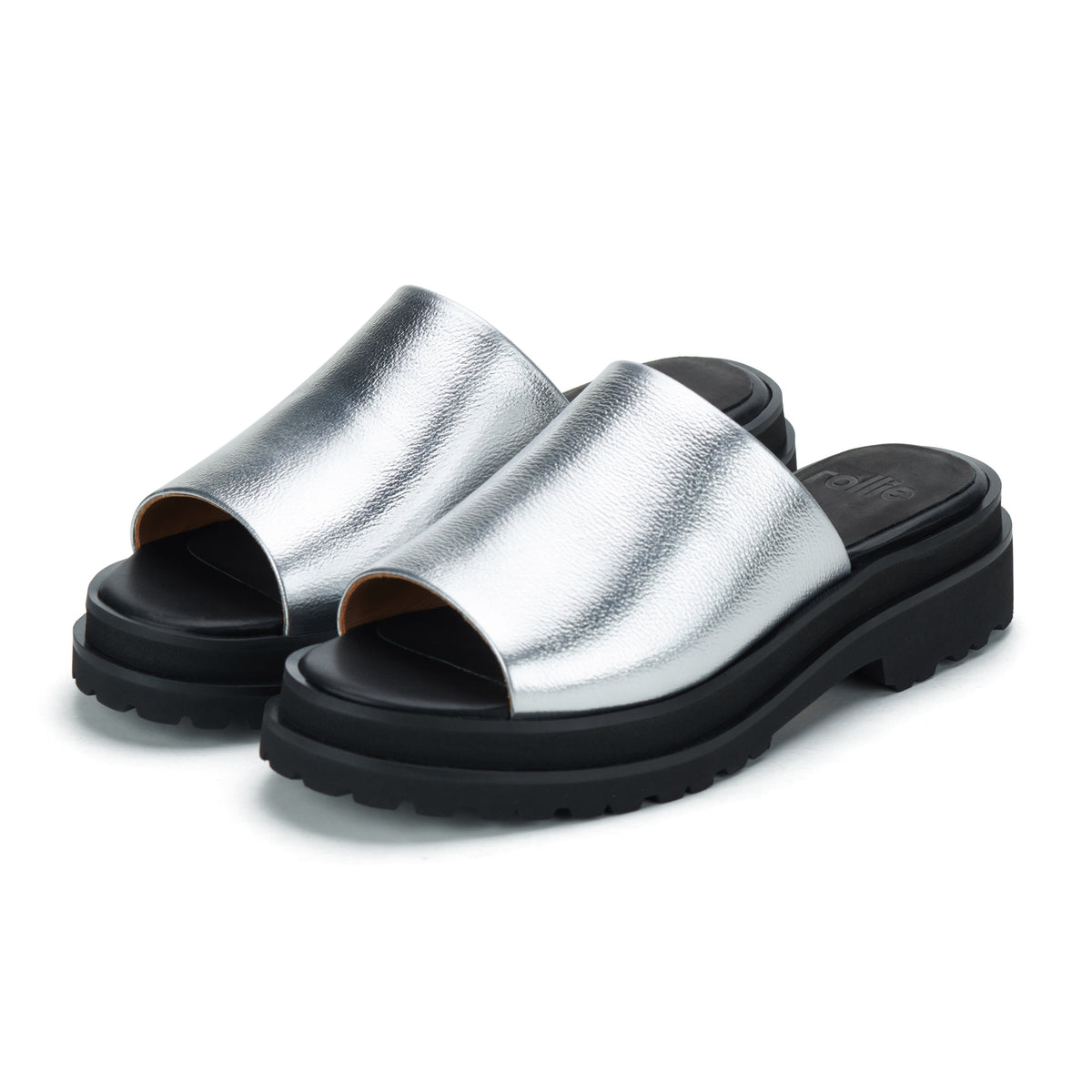 Slide Step Silver/Black