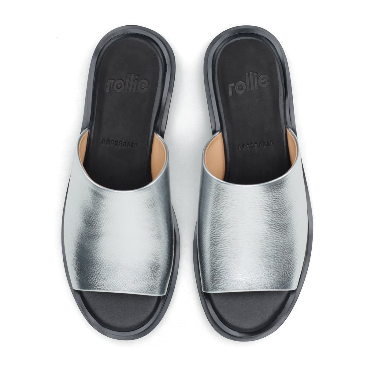 Slide Step Silver/Black