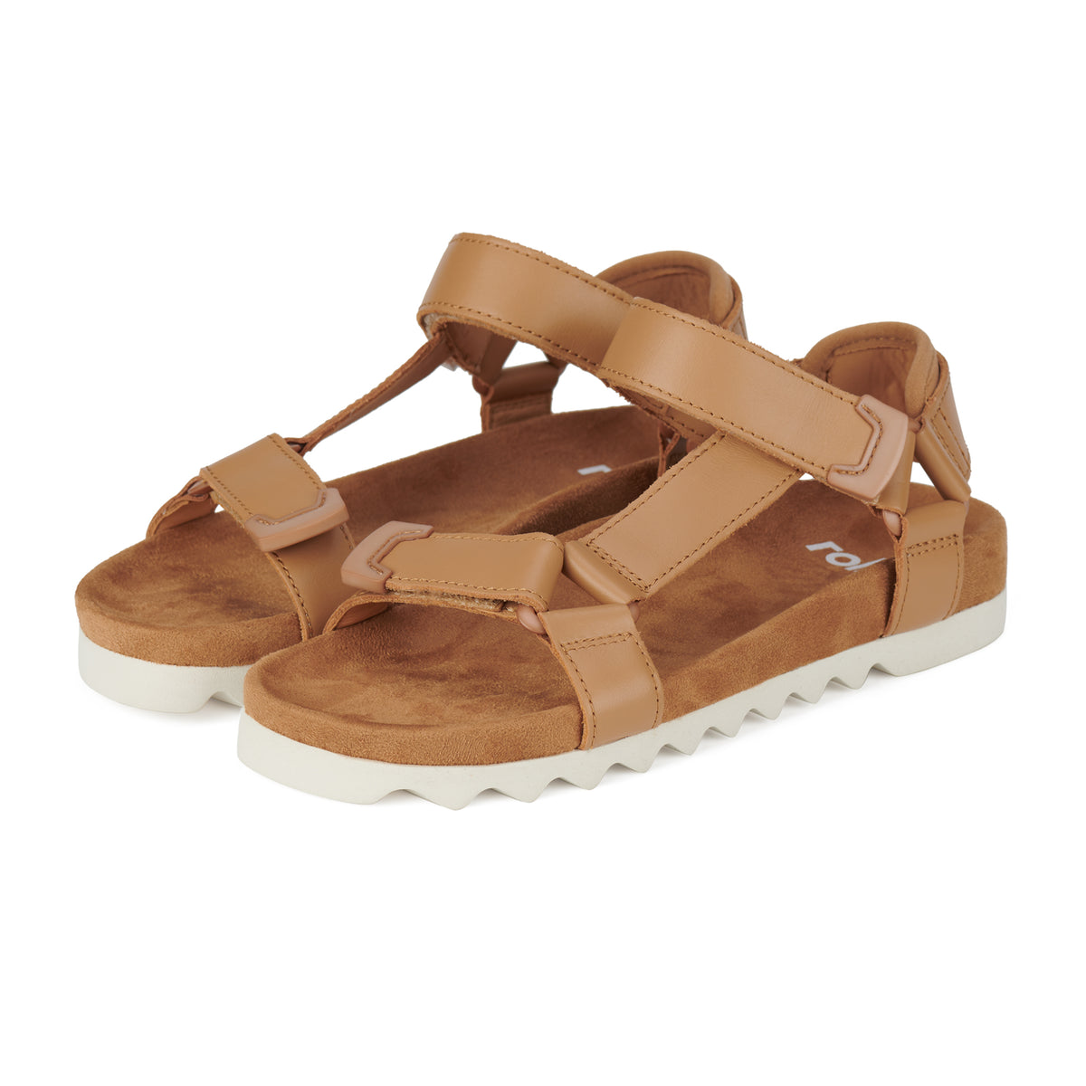 Sandal Tooth Wedge Soft Tan