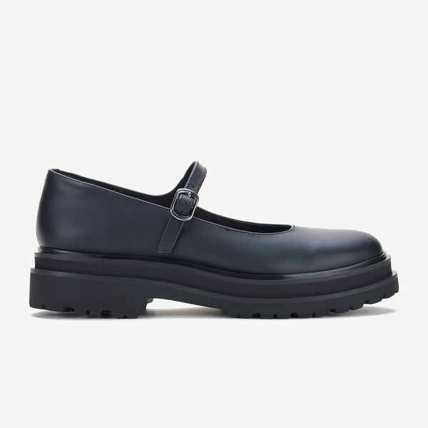 Mary Jane Step All Black