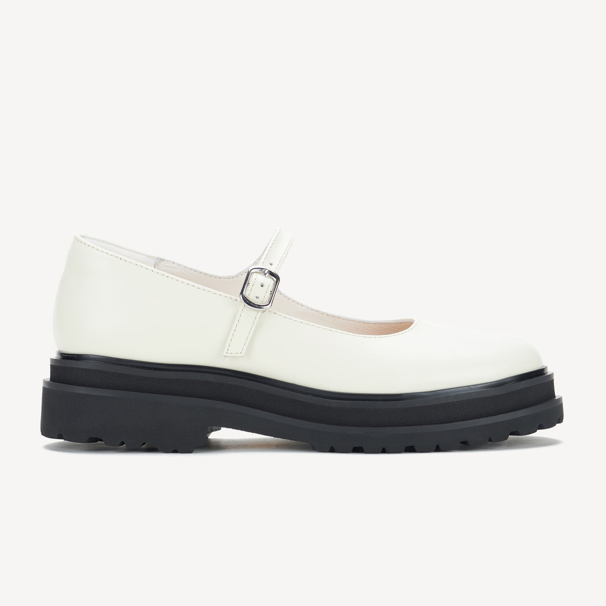 Rollie Mary Jane Step Bone — women's mary jane flat, side profile