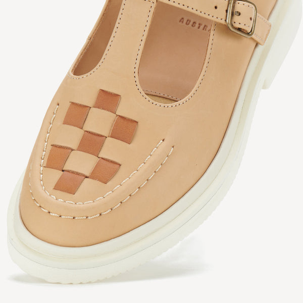 T-Bar Loafer Rise Soft Tan
