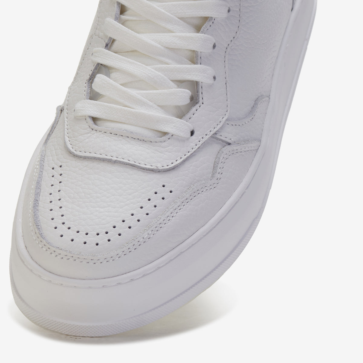 CourtPro Mens Hi White Tumble
