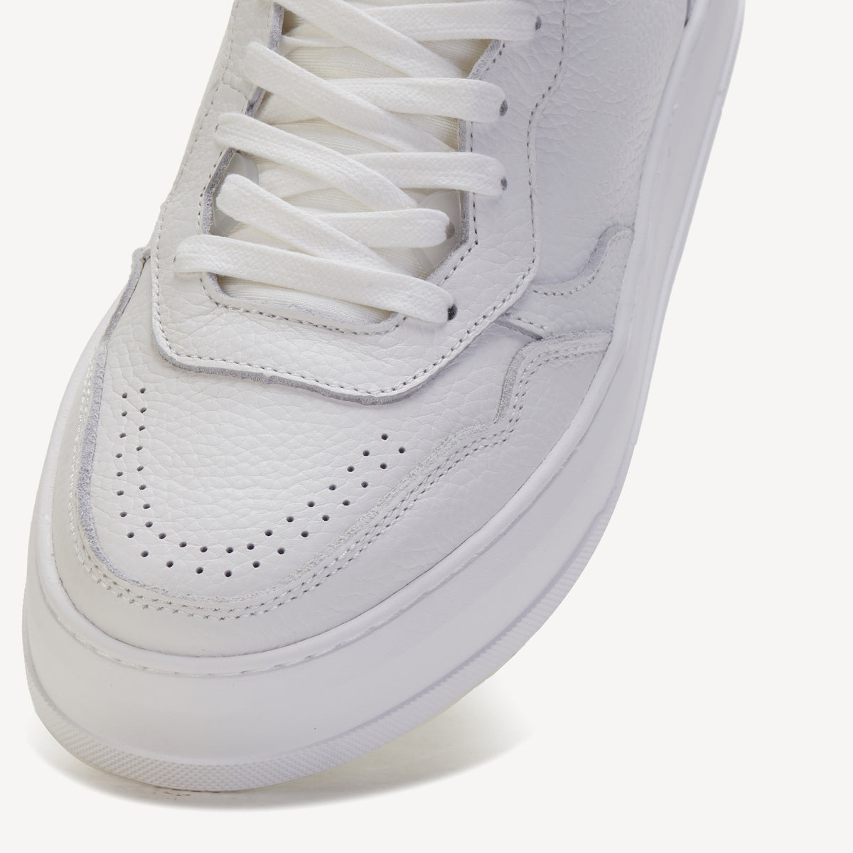 CourtPro Mens Hi White Tumble
