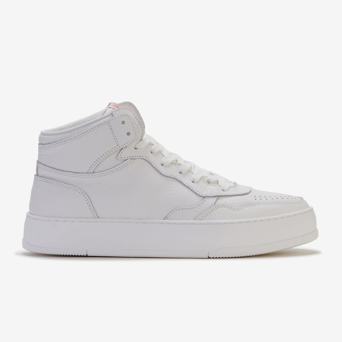 CourtPro Mens Hi White Tumble