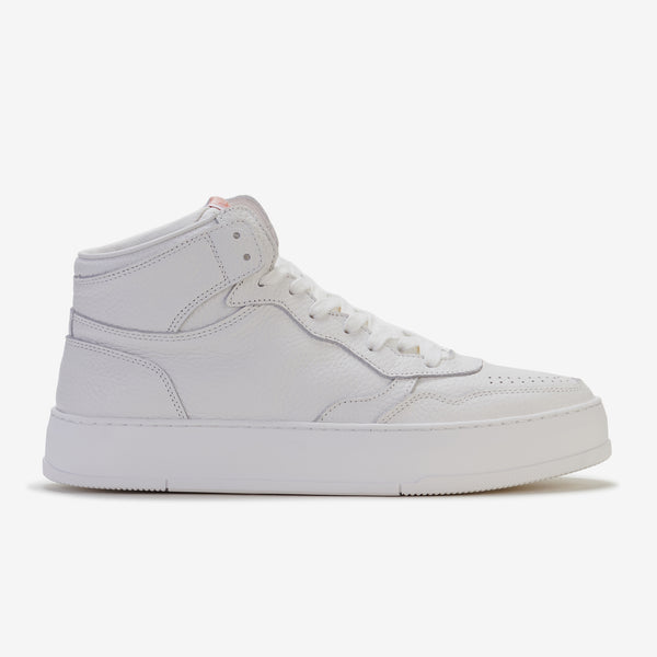 CourtPro Mens Hi White Tumble