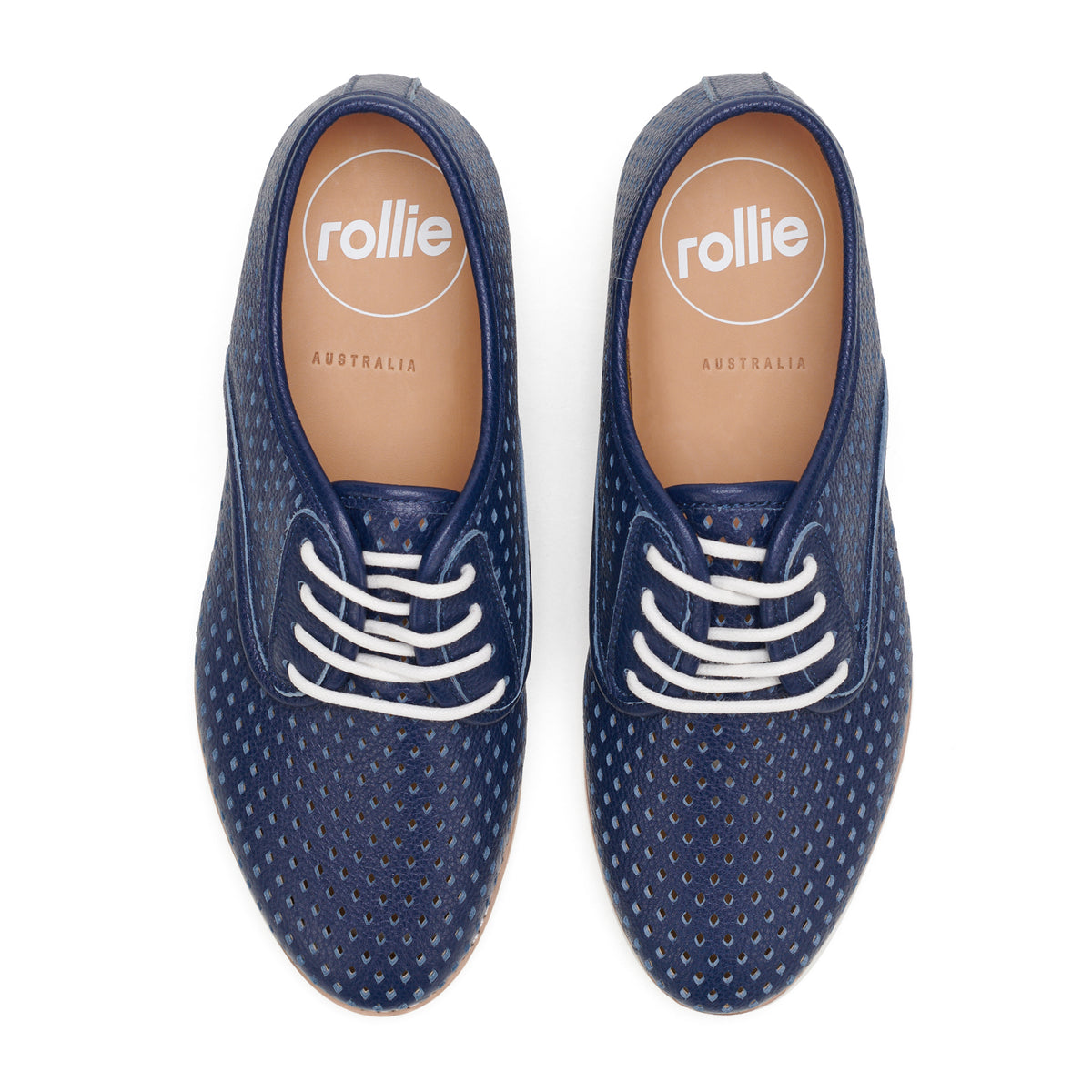 Derby Punch Navy Tumble