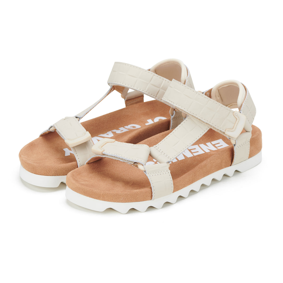Sandal Tooth Wedge Bone Croc