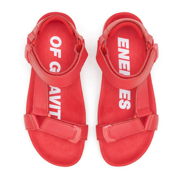 Sandal Tooth Wedge Fiesta Red