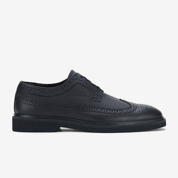 Brogue Gibson Mens Black Tumble